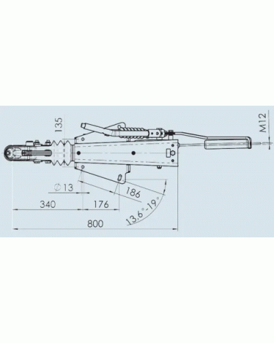 Гальмо накату AL-KO 161S 950-1600 кг V-подібний AK 161 (1251912)