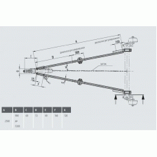 Дишло AL-KO 161Т V-образне трикутне 2500 мм 1600 кг (249383)