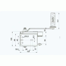 Лебідка причепа AL-KO 351 Plus ручна без тросу 350 кг (1225998)