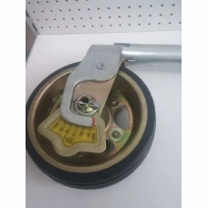 Опорне колесо причепа AL-KO d48 мм з покажчиком навантаження довжина 645 мм сталевий диск 300 кг (1221695)