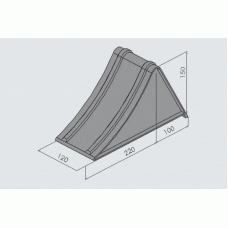 Упор противідкатний причепа AL-KO UK36ST 320х120х150 мм 1600 кг (244373)