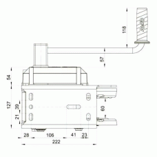 Лебідка причепа AL-KO Optima 1201A Plus ручна без троса та фала 1150 кг (1730018)