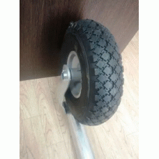 Опорне колесо причепа AL-KO d48 мм довжина 580 мм сталевий диск з пневмошиною 200 кг (1222438)