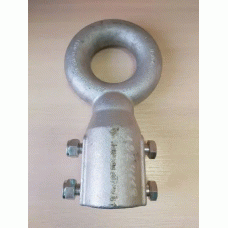 Петля дишла причепа AL-KO NATO N76-Е1 DIN 76 мм діаметром 50 мм 1600-3000 кг 260 мм (1224111)