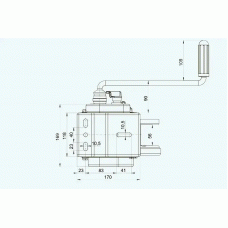 Лебідка причепа AL-KO 900A Basic ручна без троса та фала 900 кг (1225301)