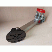 Стійка для причепа AL-KO опорна поворотна домкратна з флянцем 45х590 мм 500 кг(1224068)