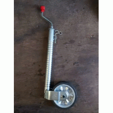 Опорне колесо причепа AL-KO d48 мм з захистом від ковзання довжина 640 мм сталевий диск 300 кг (1223614)