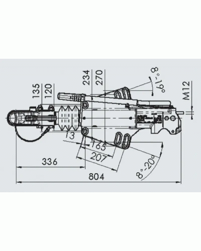 Гальмо накату AE Profi V 3500 2000-3500 кг AK351 (1224137)