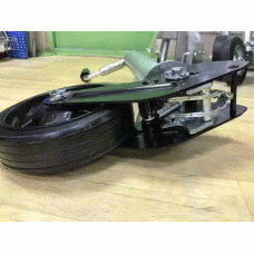 Опорне колесо причепа AL-KO d73 мм автоматичне довжина 900 мм сталевий диск 800 кг (1366155)