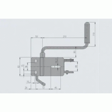 Лебідка причепа AL-KO 500 ручна без тросу та фалу 500 кг (1213856)