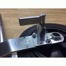 Опорне колесо причепа AL-KO d48 мм гальмівне довжина 470 мм 150 кг (1224351)