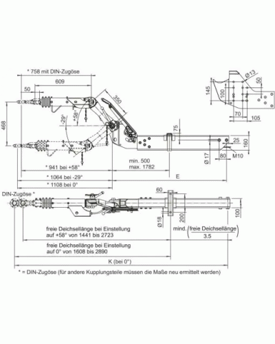 Гальмо накату AL-KO 270VB BASIC регульоване по висоті 1425-2700 кг 1950 мм (20059809)