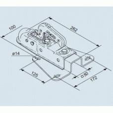 Зчіпний пристрій AL-KO V75-AK7 під V-подібне дишло 750 кг (202602)