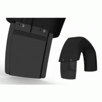 Бризговик крила причепа AL-KO пластиковий 203х706 мм (1258651)