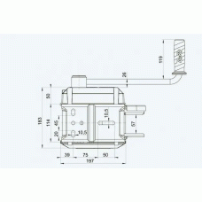 Лебідка причепа AL-KO Optima 901 Plus ручна без троса та фала 900 кг (1730014)