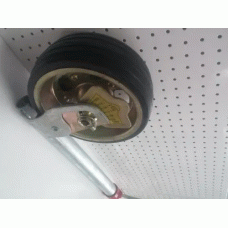 Опорне колесо причепа AL-KO d48 мм з покажчиком навантаження довжина 645 мм сталевий диск 300 кг (1221695)