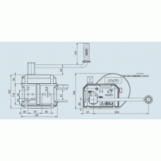 Лебідка причепа AL-KO Optima 901A Plus ручна з тросом 12,5 м 900 кг (1730015)