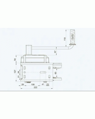 Лебідка причепа AL-KO Optima 1201A Plus ручна з тросом 12,5 м 1150 кг (1730019)