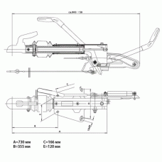Гальмо накату AL-KO V 351ZA 2000-3500 кг AK351 (242800)