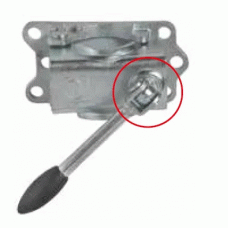 Хомут опорного колеса причепа Winterhoff d48 мм 250 кг чавун (1860657)