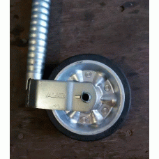 Опорне колесо причепа AL-KO d48 мм з захистом від ковзання довжина 640 мм сталевий диск 300 кг (1223614)