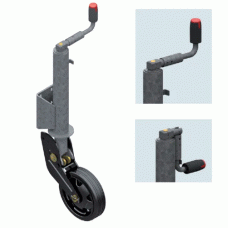 Опорне колесо причепа AL-KO d73 мм автоматичне довжина 900 мм сталевий диск 800 кг (1366155)