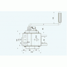 Лебідка причепа AL-KO 900A Basic ручна з фалом 7 м 900 кг (1225303)