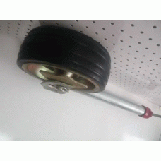 Опорне колесо причепа AL-KO d48 мм з покажчиком навантаження довжина 645 мм сталевий диск 300 кг (1221695)