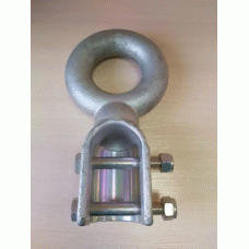 Петля дишла причепа AL-KO NATO N76-Е1 DIN 76 мм діаметром 50 мм 1600-3000 кг 260 мм (1224111)