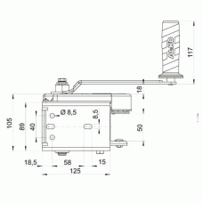 Лебідка причепа AL-KO Optima 351A Plus ручна з фалом 4 м 350 кг (1730002)