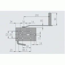 Лебідка причепа AL-KO 250 BASIC ручна з тросом 6 м 250 кг (1210211)