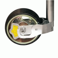 Опорне колесо причепа AL-KO d48 мм з покажчиком навантаження довжина 645 мм сталевий диск 300 кг (1221695)