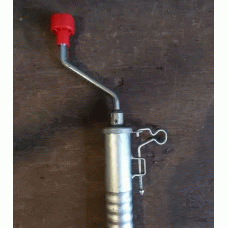 Опорне колесо причепа AL-KO d48 мм з захистом від ковзання довжина 640 мм сталевий диск 300 кг (1223614)