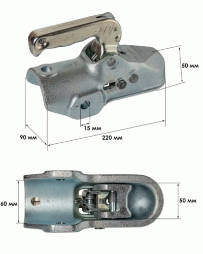 Зчіпний пристрій Winterhoff WW 350-RD-K1414 65мм, чавун 1860808