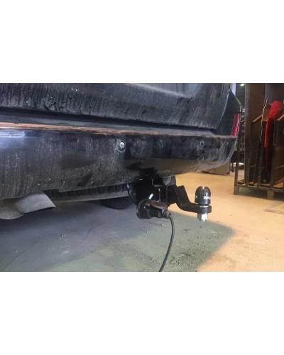 Фаркоп під квадрат на Toyota Land Cruiser Prado 120 (2002-2009) без підрізування бампера