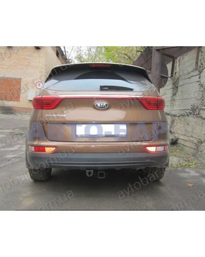 Фаркоп Kia Sportage 4 (2018-2021) под квадрат. Автопристрій