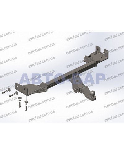 Фаркоп Lexus RX 450h (2009-2015) Под квадратную вставку. Автопристрій