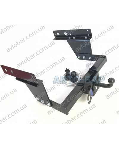 Фаркоп Opel Movano Бортовой (2010-2022) Спарка \ Однокатколесный. Литой крюк