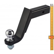 Вставка фаркопа занижена під квадрат + 20 см. Іспанія. Америкаська вставка. 50х50 мм