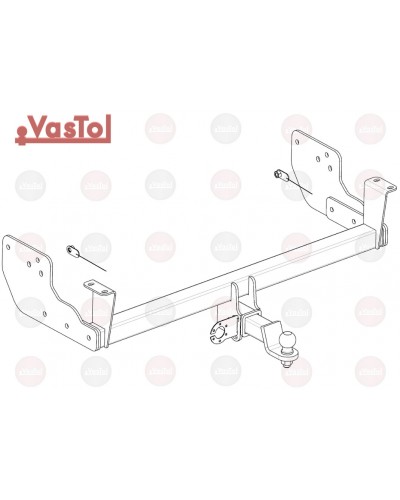 Фаркоп GreatWall Wingle 7 (з 2018 --) під квадрат.  VAstol