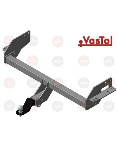 Фаркоп Toyota Hilux (2015-2025) під квадрат. Vastol