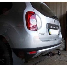 Фаркоп Dacia Duster (2010-2024) под квадрат. Дачия Дастер