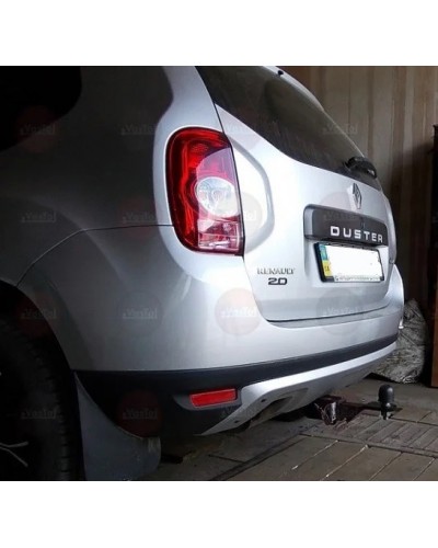 Фаркоп Dacia Duster (2010-2024) под квадрат. Дачия Дастер