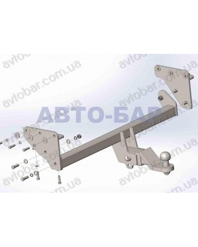 Фаркоп Renault Koleos (2008-2016) Под квадрат. Без подрезки бампера