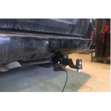 Фаркоп під квадрат на Toyota Land Cruiser Prado 120 (2002-2009) без підрізування бампера
