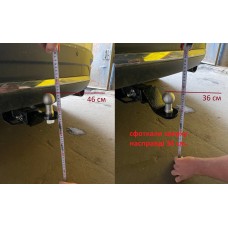 Фаркоп під квадрат Lexus GX 460 (з 2009--) америкаская вставка. 50х50 мм