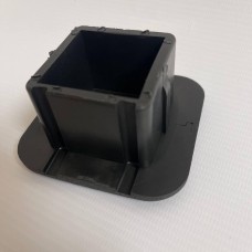 Заглушка для фаркопу під квадрат. Кришка квадратного фаркопа 50 х 50 мм