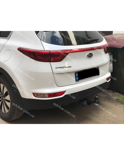 Фаркоп Kia Sportage 4 (2015-2018) под квадрат. Автопристрій