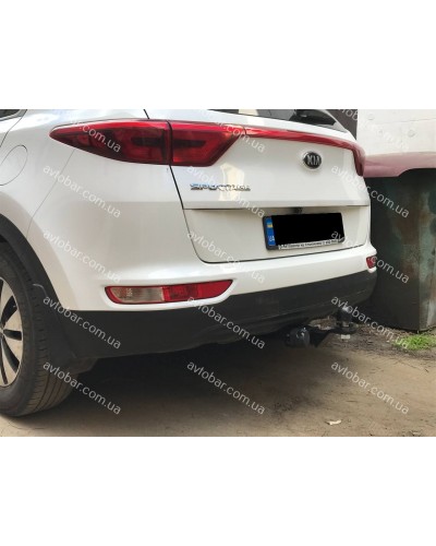 Фаркоп Kia Sportage 4 (2015-2018) под квадрат. Автопристрій