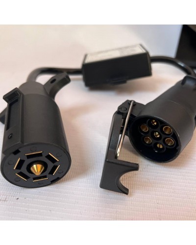 Перехідник фаркопа Америка \ Європа. Адаптер фаркопа з американської вилки на європейську. 7 \ 7 pin